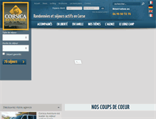 Tablet Screenshot of corsica-aventure.com